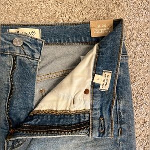 Madewell perfect vintage jeans